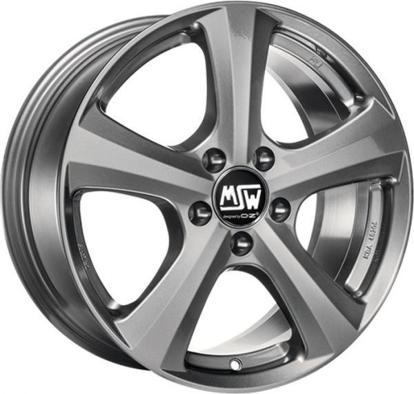 MSW 19 GREY SILVER Wheel 7x16 - 16 inch 5x108 bold circle