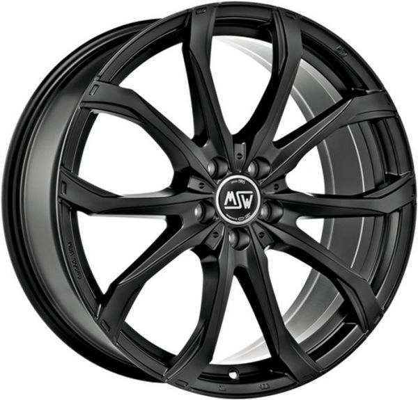 MSW 48 MATT BLACK Wheel 9x19 - 19 inch 5x112 bold circle